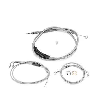 Cable acelerador embrague freno manillar 14"-16" para Harley Dyna Street Bob no ABS Foto 1 de 4