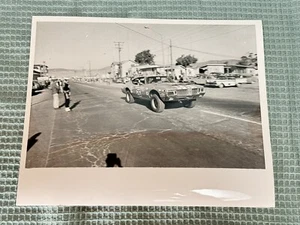 RARE James Garner Personally Owned Baja 1000 Black & White Road Race Photograph - Picture 1 of 8