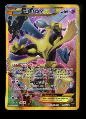 Alakazam EX 125/124 XY Fates Collide 2016 Full Art Secret Pokémon Card TCG - Image 1 of 4