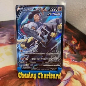 Rapid Strike Urshifu V TG20/TG30 Illustration Rare SWSH09 Brilliant Star Pokemon - Picture 1 of 3