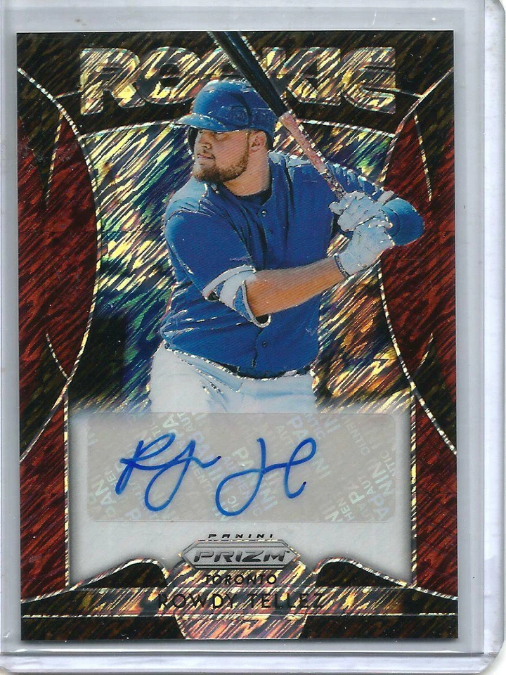 Rowdy Tellez 2019 Panini Prizm Burgundy Prizm Autograph Rookie #22/25 - Image 1 of 1