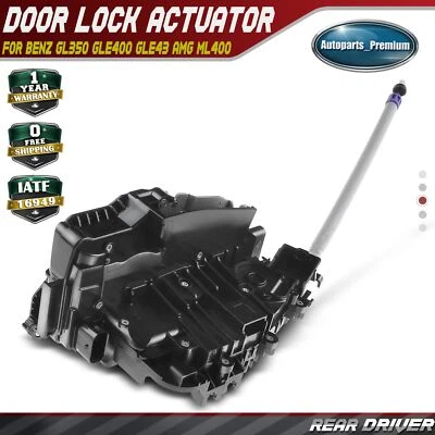 Actuador de cerradura de puerta para Mercedes Benz W166 X166 GL350 con cierre suave trasero izquierdo izquierdo LH Foto 1 de 4