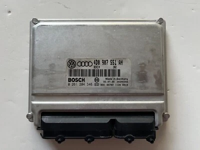 98 99 1998-2000 VW Passat Audi A4 A6 ECM ECU Computadora Brain Box 4D0 907 551 AH Foto 1 de 4