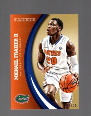 2015 PANINI FLORIDA GATORS MICHAEL FRAZIER II #40 GOLD 07/25 - Image 1 of 2