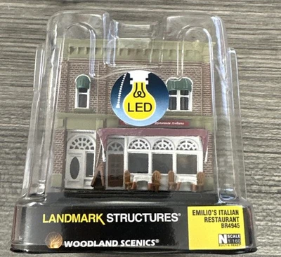 Woodland Scenics N Scale Landmark Structures BR4945 Emilio’s Italian Restaurant - Image 1 of 4