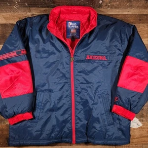 Vintage Pro Player Arizona Wildcats Jacket Mens XXL Blue 90s Puffer University - Picture 1 of 19