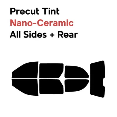 Película precortada para ventana coche nano tinte cerámico para Chrysler Town and Country 2001-2007 Foto 1 de 4