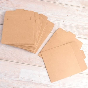 30 stücke Verpackungsumschläge CD DVD Kraftpapierhülsen Scheibe Papiertüte - Afbeelding 1 van 12