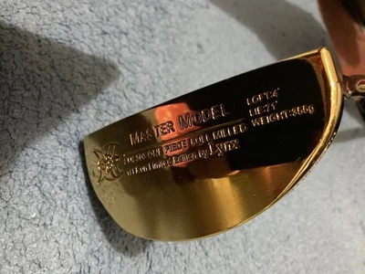Used Lynx Master Model gold 34 inch Putter - Image 1 of 4