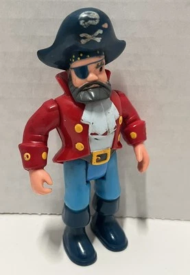 Figura de 4" Little Tikes Mighty Voyager Adventures Pirate Captain años 90 de colección Foto 1 de 4