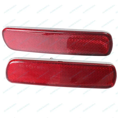 Par de reflectores de parachoques trasero aptos para Toyota Land Cruiser 100 LC100 1998-2007 Foto 1 de 4