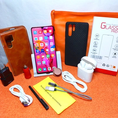 Huawei P30 Pro 128GB l con XXL EXTRAS NUOVO l OLED colore rosso Amber... - Immagine 1 di 4