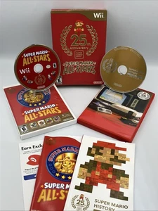Nintendo Wii Super Mario All-Stars 25th Anniversary Limited Edition Complete - Picture 1 of 9