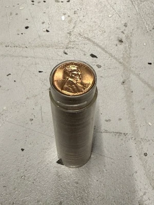 1956-D Lincoln Wheat Penny Cent - BU Roll  - Image 1 of 2