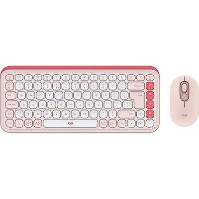 Tastiera Logitech Pop Icon Keys Rosa - Immagine 1 di 2