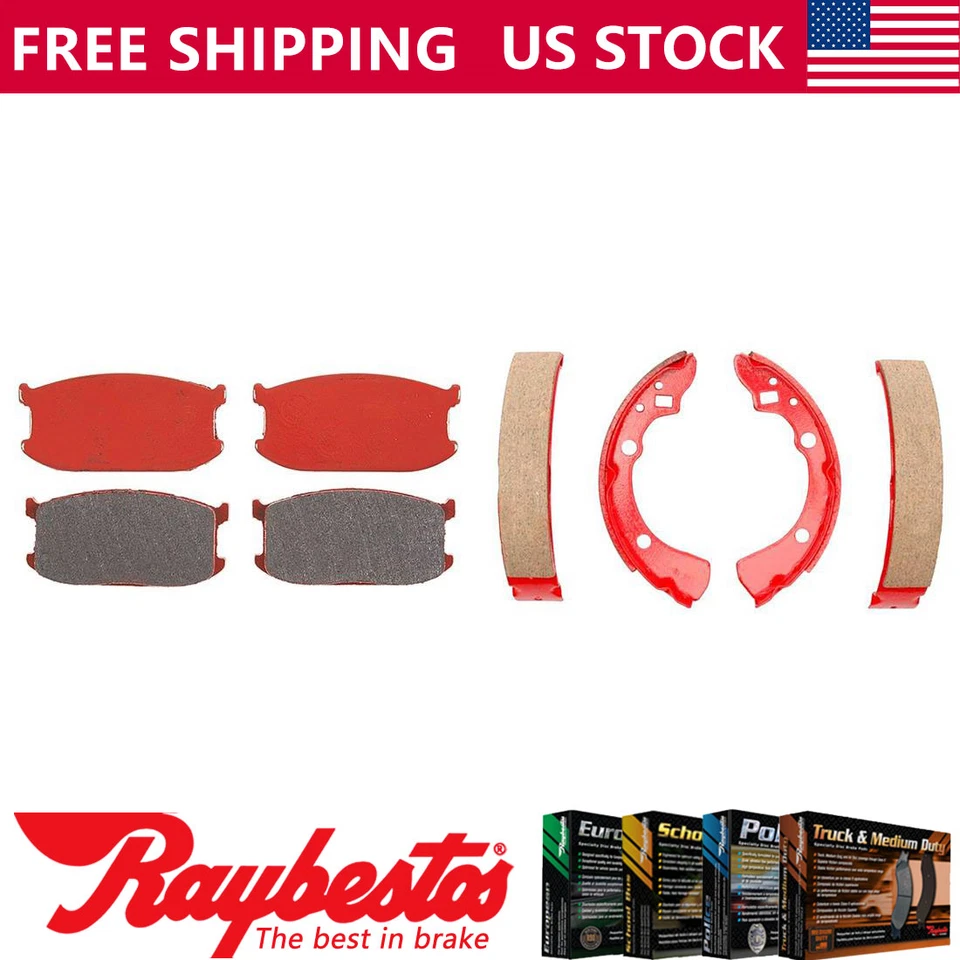 Pastillas de freno delanteras metálicas y zapatas traseras Element3 para Mazda GLC 1981-1985 Foto 1 de 4