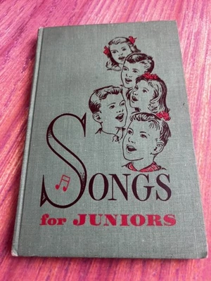 Canções para juniores 1953 livro de canções hinário vintage - Imagem 1 de 4