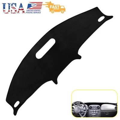 Dashboard Pad Dash Cover Mat Black For Chrysler PT Cruiser 2001-2005 Direct Fit Foto 1 de 4