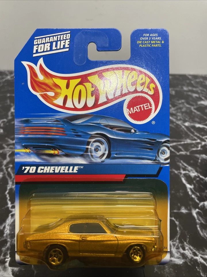 2000 Hot Wheels '70 CHEVELLE SS #107 Gold - Image 1 of 3