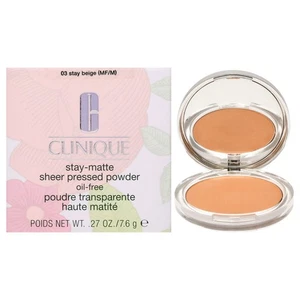 Stay-Matte Sheer Pressed Powder - 03 Stay Beige by Clinique for Women - 0.27 oz - Picture 1 of 1