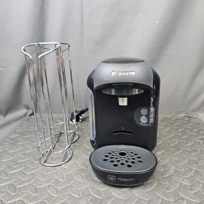 Bosch Tassimo Vivy Kaffeepadmaschine TAS1252GB mit Podhalter schwarz - Bild 1 von 4