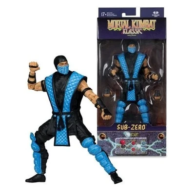 MCFARLANE TOYS Mortal Kombat Klassics Wave 1 Sub-Zero 7-Inch Scale Action Figure IN STOCK