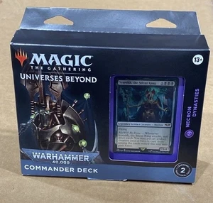 Magic The Gathering Magic The Gathering Warhammer 40.000 Necron Dynasties, Mazo Comandante Nuevo - Imagen 1 de 5