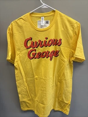 Camiseta gráfica con licencia para hombre adulto LOGO CURIOUS GEORGE mediana Foto 1 de 3