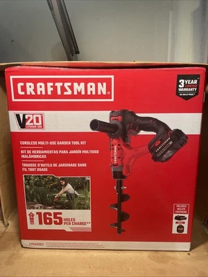 NO BATTERY!!!! Unused Craftsman CMCA320C1 Gardening Planting CORDLESS AUGER - Image 1 of 3
