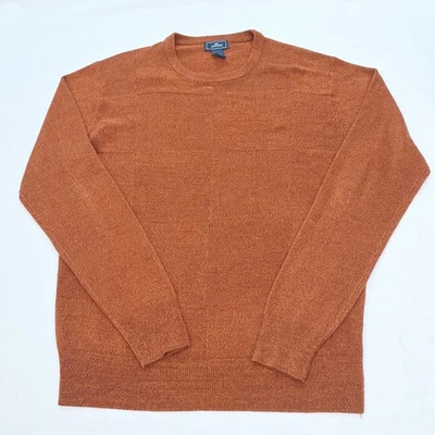 Dockers свитер мужской средний легкий пуловер ржавчины оранжевый текстурированный трикотаж - Изображение 1 из 4