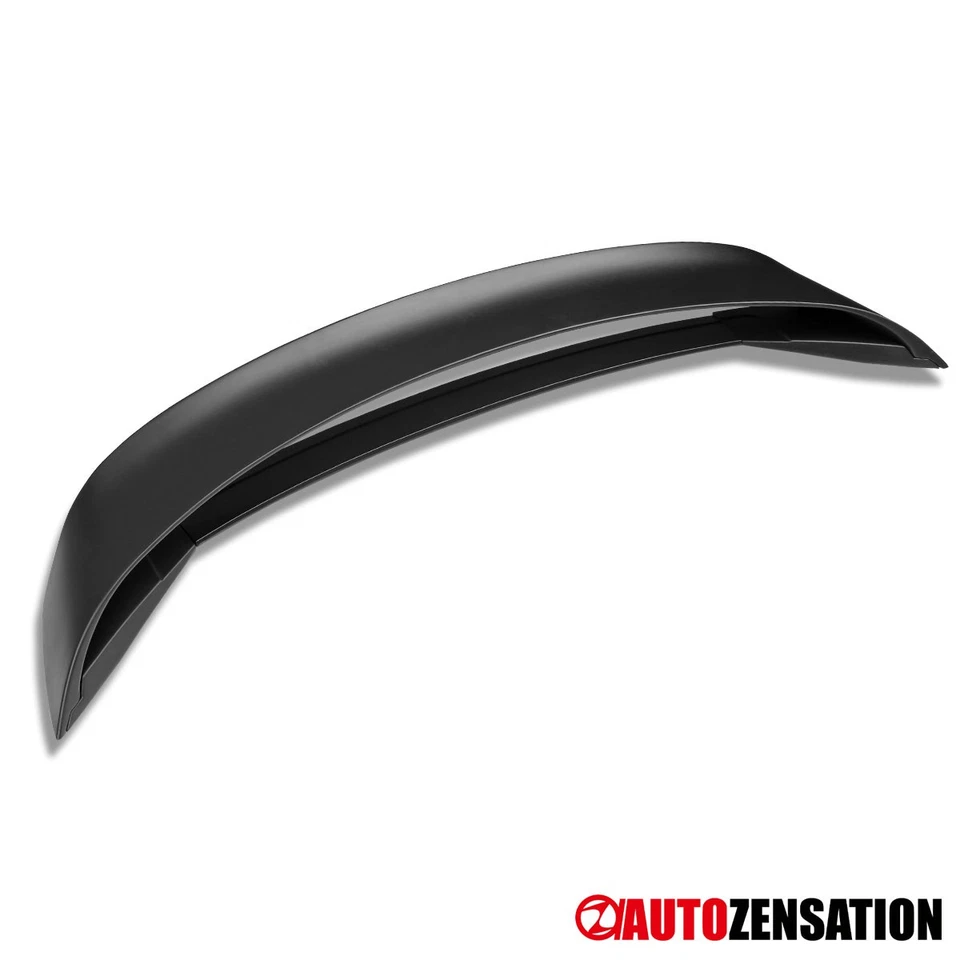 Fit 2015-2022 Ford Mustang GT350R Style Matte Black Trunk Spoiler Wing Rear 4PC Foto 1 de 4