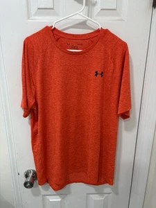 Under Armour - Men’s - Tech Tee Active Wear Top - Large - Orange - Picture 1 of 4