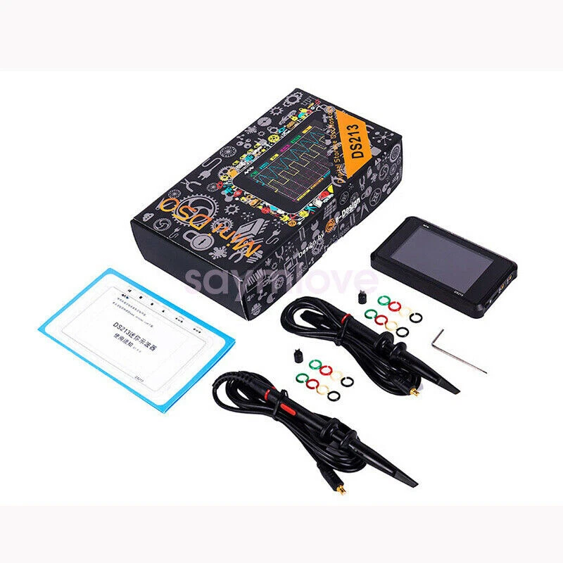 New Handheld Digital Oscilloscope DSO DS213 2CH 15MHz 100MSa/s Signal Generator - Image 1 of 4