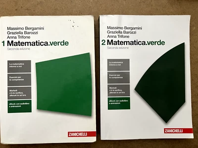 Matematica.verde seconda edizione vol.1 + vol.2 - Zanichelli - Immagine 1 di 2