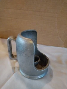 Vintage Colonial Taper Chamberstick Cabin Tavern Light Set Of Two Pewter - Picture 1 of 10