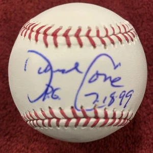 David Cone Signed Autograph OML Baseball w/PG 7-18-99 - MLB Perfect Game Yankees - Picture 1 of 6