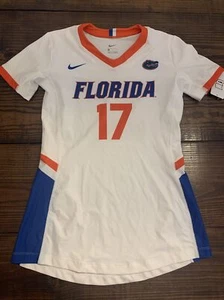 Camiseta deportiva de voleibol Nike University Florida Gators SS #17 para mujer M blanca - Imagen 1 de 2