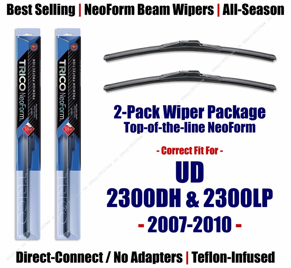Limpiaparabrisas NeoForm Super Premium 2pk apto para 2007-2010 UD 2300DH 2300LP 16260x2 Foto 1 de 1
