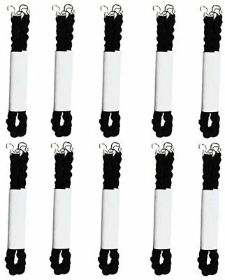 5/10 Pair Green/Black Elastic Boot Bands USMC Military Blousing Straps - Image 1 of 4