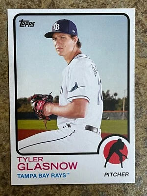 2021 Topps Archives #114 Tyler Glasnow - Tampa Bay Rays - Image 1 of 2