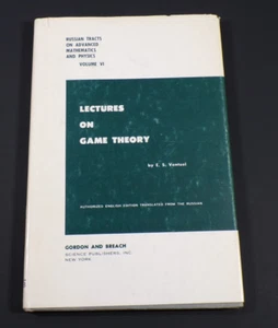 Vintage book Lectures on Game Theory by Ventzel Russian tracts on advanced maths - Picture 1 of 4