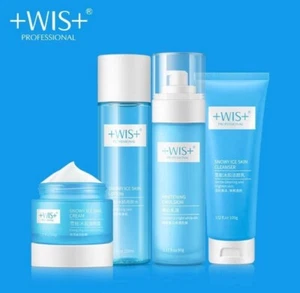 +W I S+ Snowy Ice Skincare Whitening Set-Cleaner, Cream, Lotion & Emulsion - Picture 1 of 3