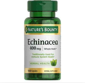 Natures Nature's Bounty Echinacea 400 mg - 100 Capsules EXP 02/27 - Picture 1 of 2