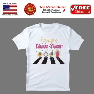 Camiseta Feliz Año Nuevo 2025, Unisex S-3XL - Imagen 1 de 8