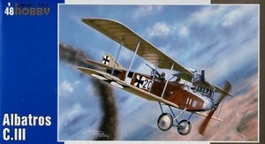 SPECIAL HOBBY 1/48 ALBATROS C.III WWI 2-seater Plastic kit. SH 48090 - Picture 1 of 6