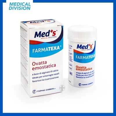 Cotone Emostatico per emorragie nasali barattolo 2 g - tampone nasale ovatta