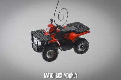 Custom Polaris Sportsman 500 ATV 4x4 Yamaha Honda Christmas Ornament 1/32 - Image 1 of 4