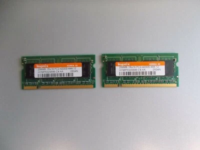 Hynix 256MB, 2X RAM Memory For Laptop, 1Rx16 PC2-4200S-444-12, #K-90-5 - Image 1 of 3