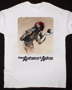 Camiseta Blanca De Otoño a Cenizas Banda Todas las Tallas Unisex TA4508 - Imagen 1 de 3