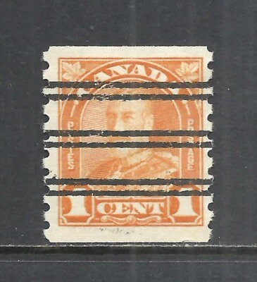 CANADA SCOTT 178 MH VF - 1930 1c ORANGE KING GEORGE V COIL ISSUE   CV $10.00 - Image 1 of 2